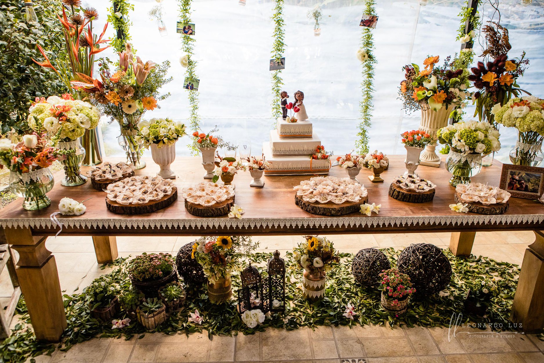 buffet aroma de canela casamento no sitio